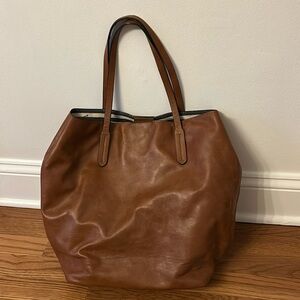 Splendid cognac tote bag